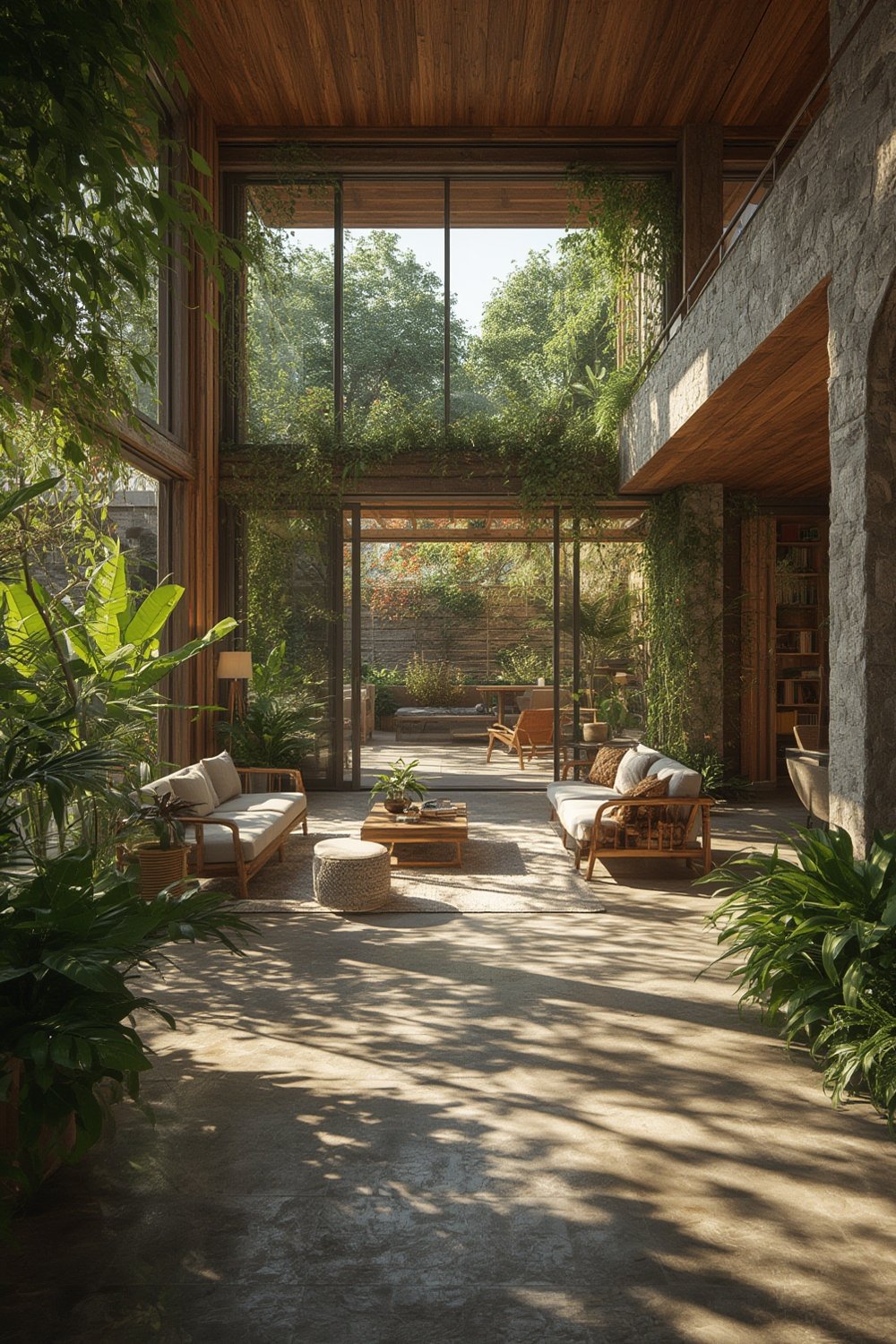 biophilic design indoor outdoor - Illustration 1