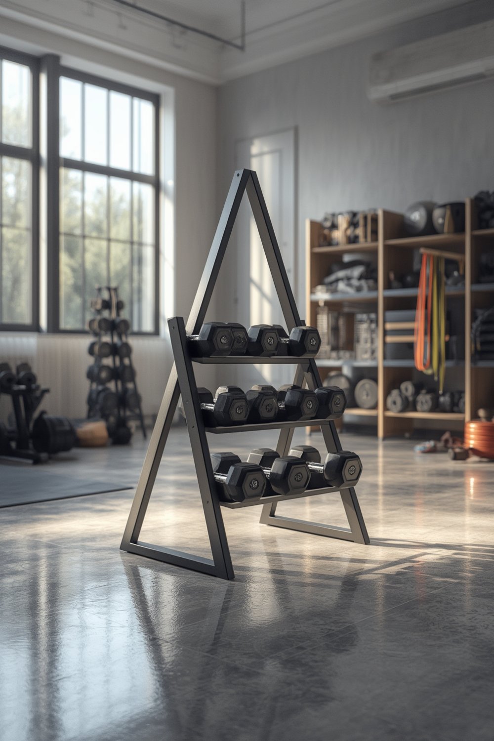 dumbbell rack product view