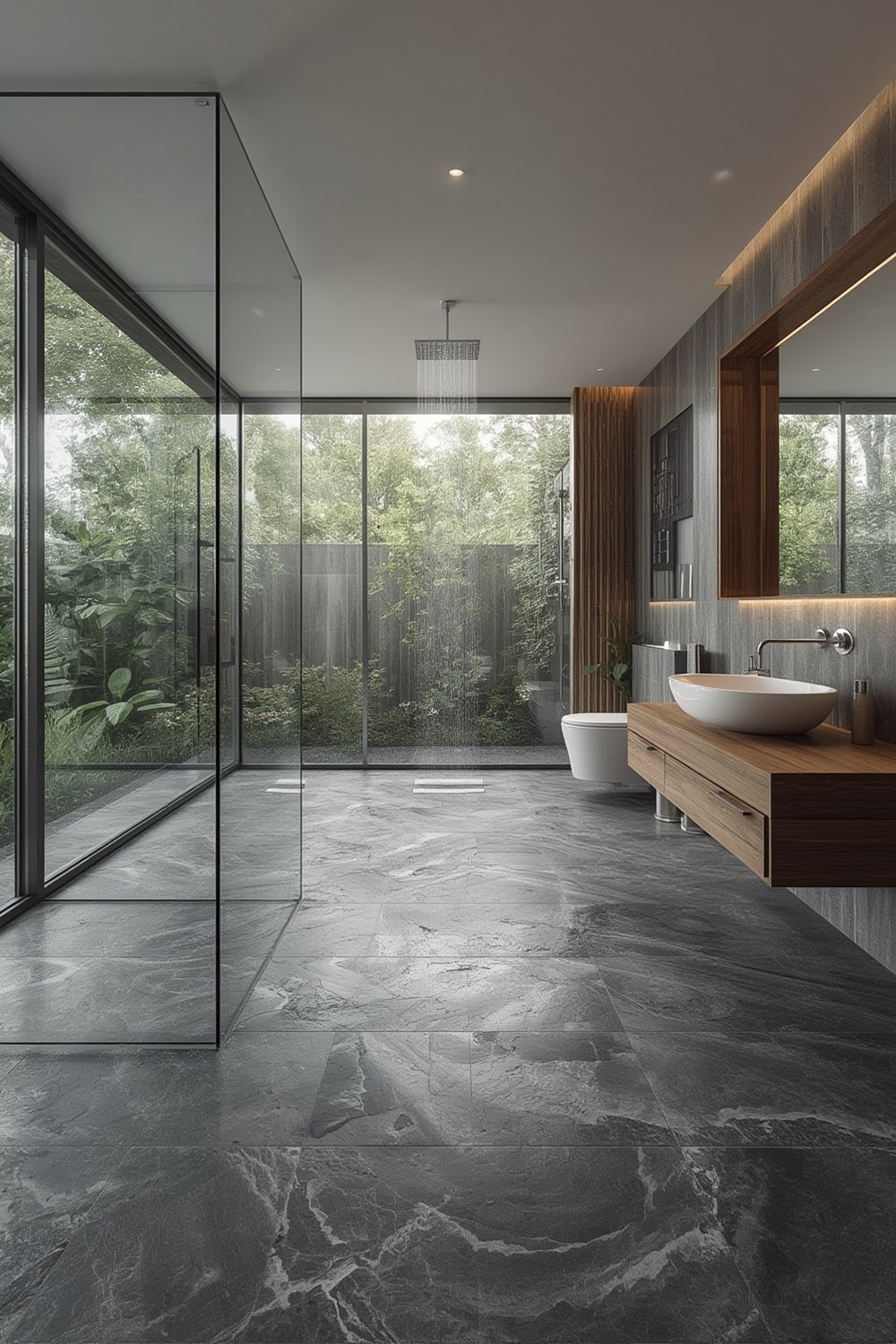 wet room bathroom - Illustration 1